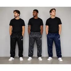 Calças Jogger Masculina - Kit com 3 Calças - do P ao GG - Ótimas para caminhadas e academia - Totalmente flaneladas.