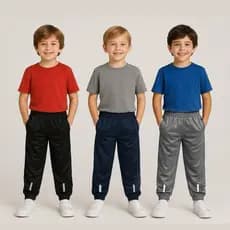Calças Infantil - Kit com 3 Calças - Temos do 4 ao 16 - Ótimas para seu filho ir para escola- São totalmente flaneladas.