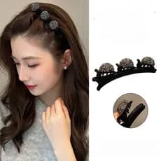 Novos acessórios de cabelo tecidos, adequados para cabeleireiros e meninas.