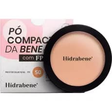 Pó Compacto Facial Com Protetor Solar Fps 50 Hidrabene Médio