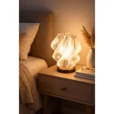 Luminária De Mesa Abajur Para Lâmpada LED 127V/220V Mesa Cabeceira