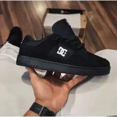 Tênis DC Manteca 4 Antil + LA All Black 33 ao 43 Masculino Feminino Skatista Promoção 2025