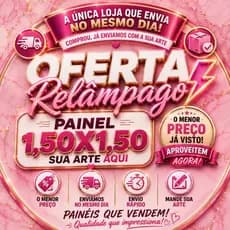 Painel Redondo em Tecido Sublimado 1,50m X 1,50m E 35 X 35  SUA ARTE PERSONALIZADO ENVIO IMEDIATO