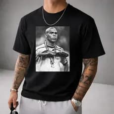 Camiseta Masculina Brasil Ronaldo Fenômeno R9 Seleção Copa 2026 100% Algodão Confortável