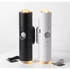 Arandela LED com Sensor de Movimento Recarregável USB  Luz de Parede 2 Fachos Moderna