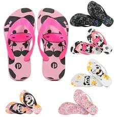 Chinelo Infantil Feminino Flexível Leve Macio