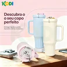 Copo Térmico Premium 1200ml: Com Chaveiro e Canudo – Thermal Plus-O5