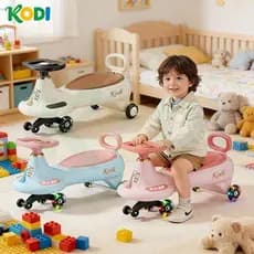 Carrinho Ginga Rolimã Super Car com LED, 360°, música, até 100kg, brinquedo infantil - P23