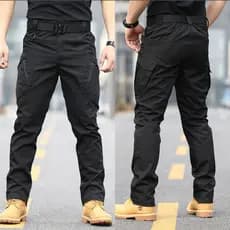 Calça Cargo Masculina Trilha Outdoor Calça X9 Tática à Prova de Vento e Água com Bolsos Múltiplos