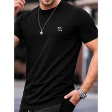 Camiseta Masculina 100% Algodão Camisa Gola Redonda Blusa Confortável Varias Cores