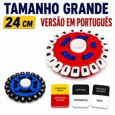 Jogo Tabuleiro Tapple Stop Família Alfabeto Letras Palavras Versão Em Português Com Temporizador Para Crianças Adultos