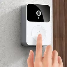 Campainha de Vídeo Wi-Fi com Visão Noturna para Monitoramento 24/7