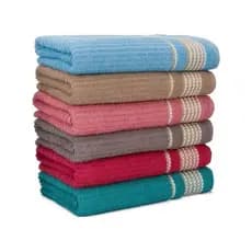 Toalha de Banho Grande 100% Algodão Canelada Macia Absorvente Premium 75x150cm