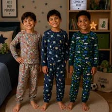Pijama Infantil Menino Inverno Fleece Quentinho Confortável Tamanho 1 ao 8 Sortido