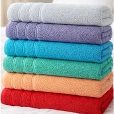 Toalha de Banho 100% Algodão Cristal Sortida 65cm x 125cm | Toalha de Banho Grande