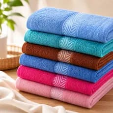 Kit Toalha de Banho 100% Algodão Pop Felpuda Macia Alta Absorção Sortida 65x120cm