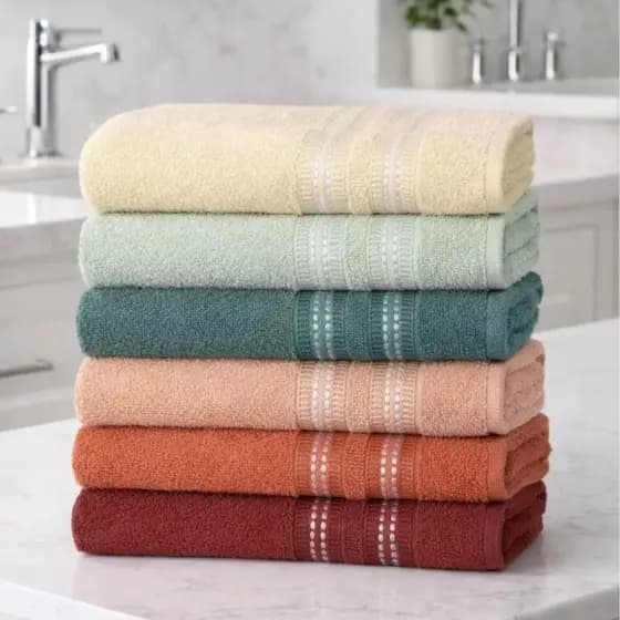 Kit Toalha de Banho e Rosto Self 100% Algodão Macia Absorvente Premium