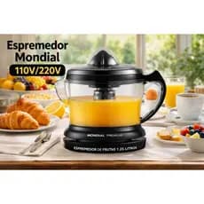 Espremedor de Frutas e Laranja Mondial Premium E-02 - Preto - 110V/220V