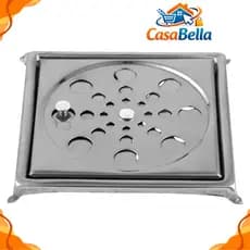 Ralo Banheiro Completo Ralo de Banheiro Quadrado em Aço Inox Abre/Fecha Ralo Inox 10x10 15x15