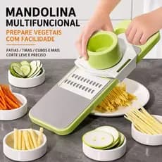 Fatiador Cortador 5 Em 1 Ralador e Descascador De Alimentos de Legumes Frutas Cozinha