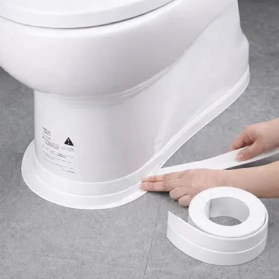 Fita Adesiva de Vedação PVC 5M Impermeável Multiuso para Cozinha e Banheiro