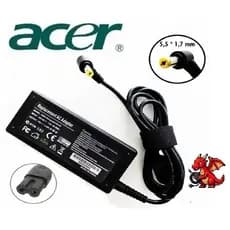 Fonte Acer para notebook, pino amarelo 19V 3.42A (65W)