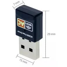 Adaptador Internet Sem Fio Wifi Usb 600mbps Dual Band Envio Já