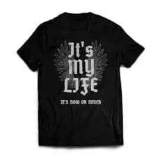 Camiseta Bon Jovi It's My Life Preta Rock