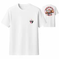 Camiseta SPFC Independente – Garra, Tradição e Respeito 100% Algodão