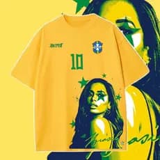 Camiseta Unissex Idolo Musica Anitta Cantora Copa Nacional Cultura