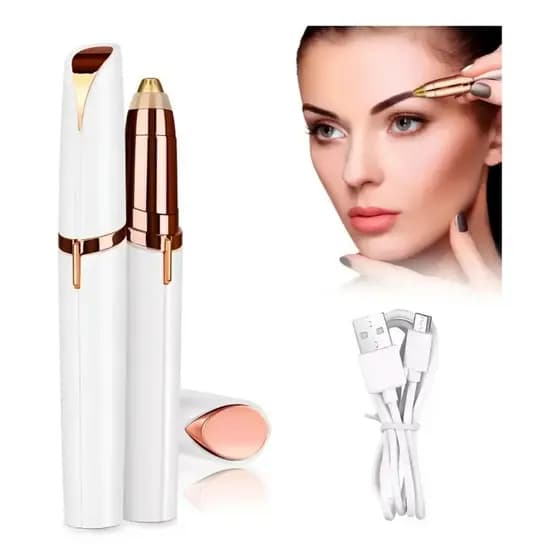 Caneta Depiladora de Sobrancelha Elétrica e Recarregável – Design Ergonômico, Carregamento USB XJWL-070