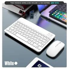 KIT Keyboard e Mouse Wireless Bluetooth Portátil Teclado Sem fio Android/ios-ipad/tablet Recarregável Compatível