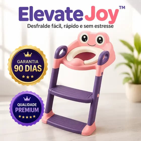 Assento Infantil com Escada Antiderrapante para Desfralde Fácil e Seguro 👶🚽