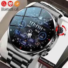Relógio Inteligente Masculino Tela Sensível ao Toque Completa Esportivo Rastreador de Saúde Smartwatch