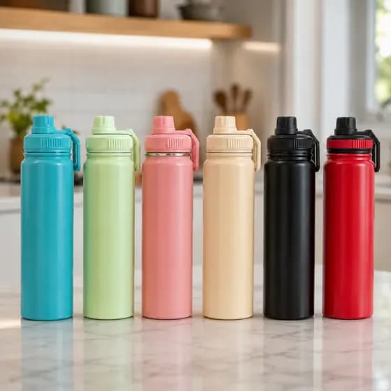 Garrafa Térmica 800ml Inox com Alça