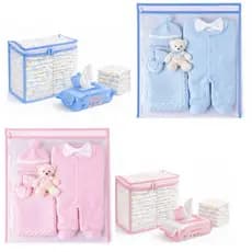 5 Saquinhos Maternidade Multiuso + 1 Porta Fralda Organizador Necessaire