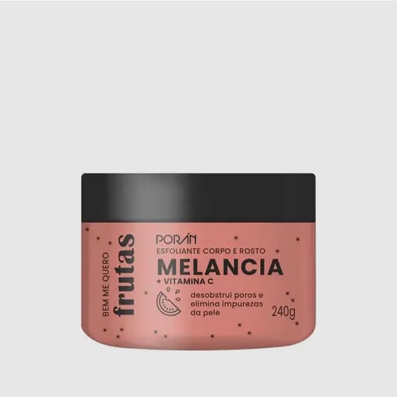 ESFOLIANTE MELANCIA CORPO E ROSTO 240G PORAN
