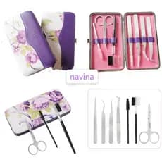 Kit 4 Pinças Designer Cílios Lash Premium Estojo Navina