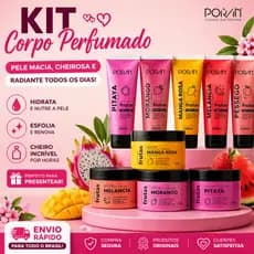 Kit Corpo Perfumado - Sabonete + Esfoliante | Pele Macia e Cheirosa o Dia