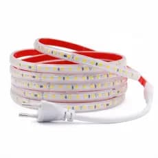 Kit 1m a 10m Mangueira LED 5050 120LEDS Direta Com Dupla face IP65 Blindada 2835 18w/m 110v/220v