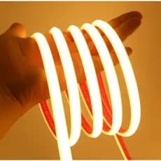flexível de néon LED COB, 1-10 metros, 288 LEDs/metro, alta densidade, flexível. 110v/220v