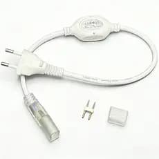 Conector adaptador para fita LED flexível 110-220V