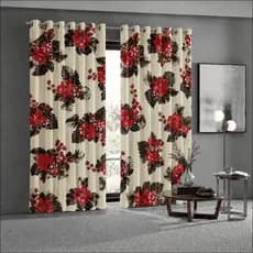 Cortina Rústica Estampada e Lisa 3,00 x 2,60 Sala e Quarto Decoração Elegante Alta Qualidade