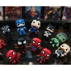 Bonecos Colecionáveis Heróis: SuperMan, Thor, Hulck, Batman, Homem Aranha, Cap. América, Iron Man - Miniatura Decorativa