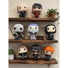 Bonecos Colecionáveis: Harry Potter, Ron, Hermione, Severus, Albus, Lord Voldemort, Draco - Miniatura Decorativa