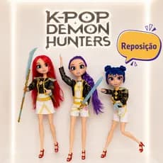Boneca K-Pop Guerreiras | Articulada | Musical | Luz | Presente