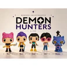 Bonecos Colecionáveis K-Pop: Rumi, Mira, Zoey, Jinu, Derpy- Miniatura Decorativa