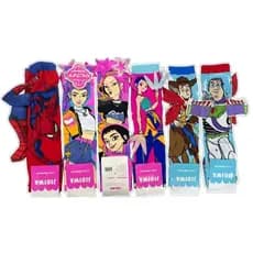 Meia Maluca Divertida Personagens 3D Cano Alto: Guerreiras do K-Pop | Toy Story | Homem Aranha | Juvenil | Adulto