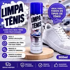 ESPUMA MÁGICA LIMPA TÊNIS LAVAGEM Á SECO