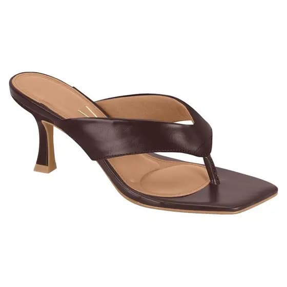 SANDALIA TAMANCO SALTO MÉDIO DEDO CHINELO DE SALTO FASHION TAMANCO VIZZANO ORIGINAL